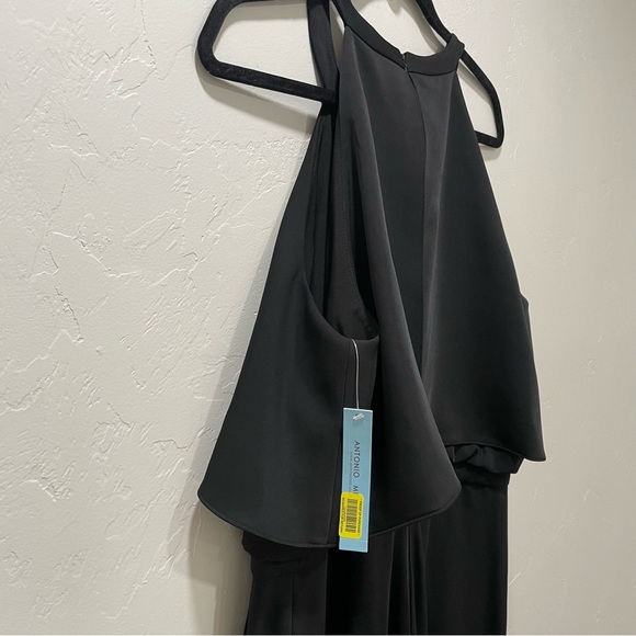 NWT Antonio Melani Women's Size 14 Black Tara JumpSuit Tank Ruffle Top Pockets - Picture 7 of 14